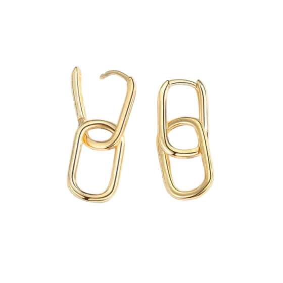 kessajewels-PAMELA EARRINGS Ασημένια σκουλαρίκια με αποσπώμενο το κάτω μέρος.