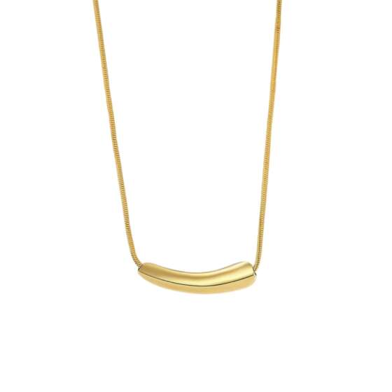 ADORIA NECKLACE Ασημένια αλυσίδα λαιμού με οβάλ κρίκους-kessajewels.gr